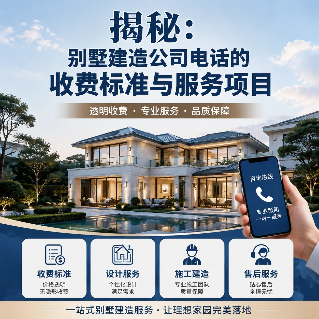 揭秘:河南别墅建造公司电话的收费标准与服务项目