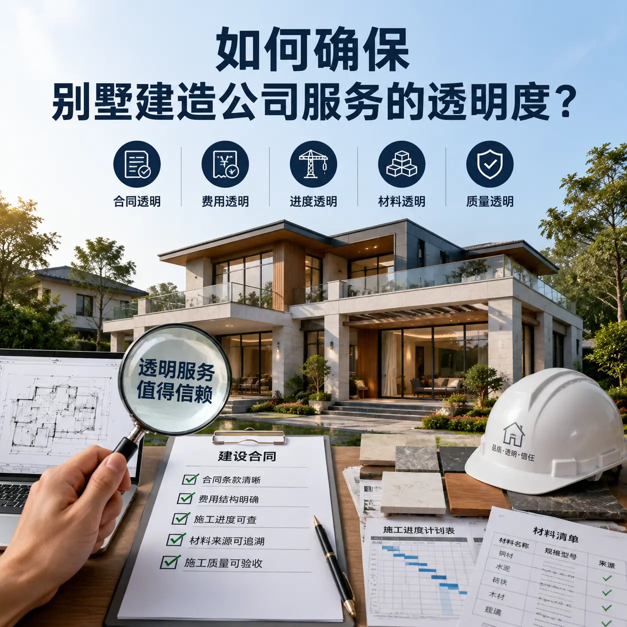 在 河南 如何确保别墅建造公司服务的透明度?