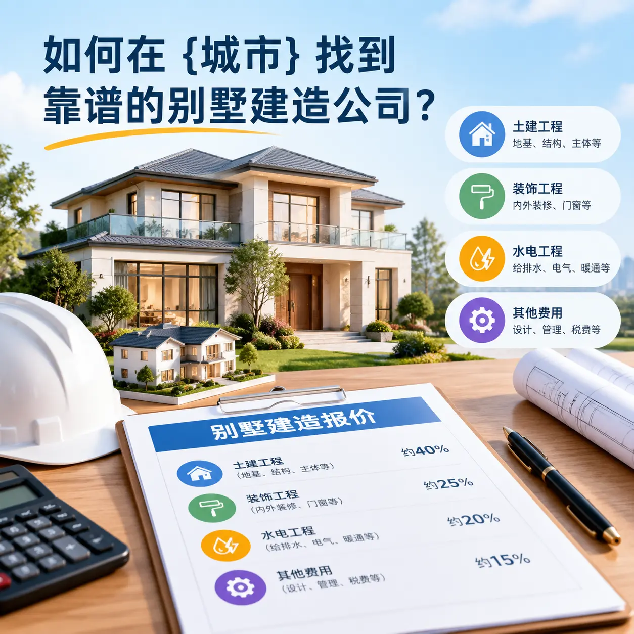如何在 河南 找到靠谱的别墅建造公司？
