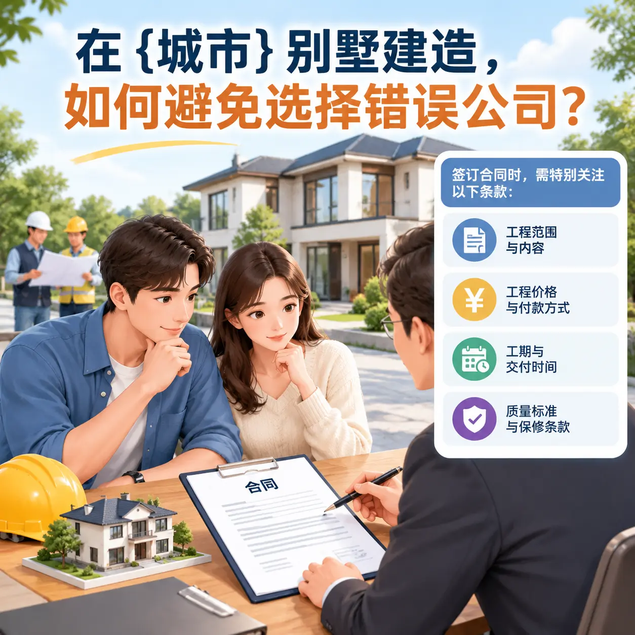 在 河南 别墅建造，如何避免选择错误公司？