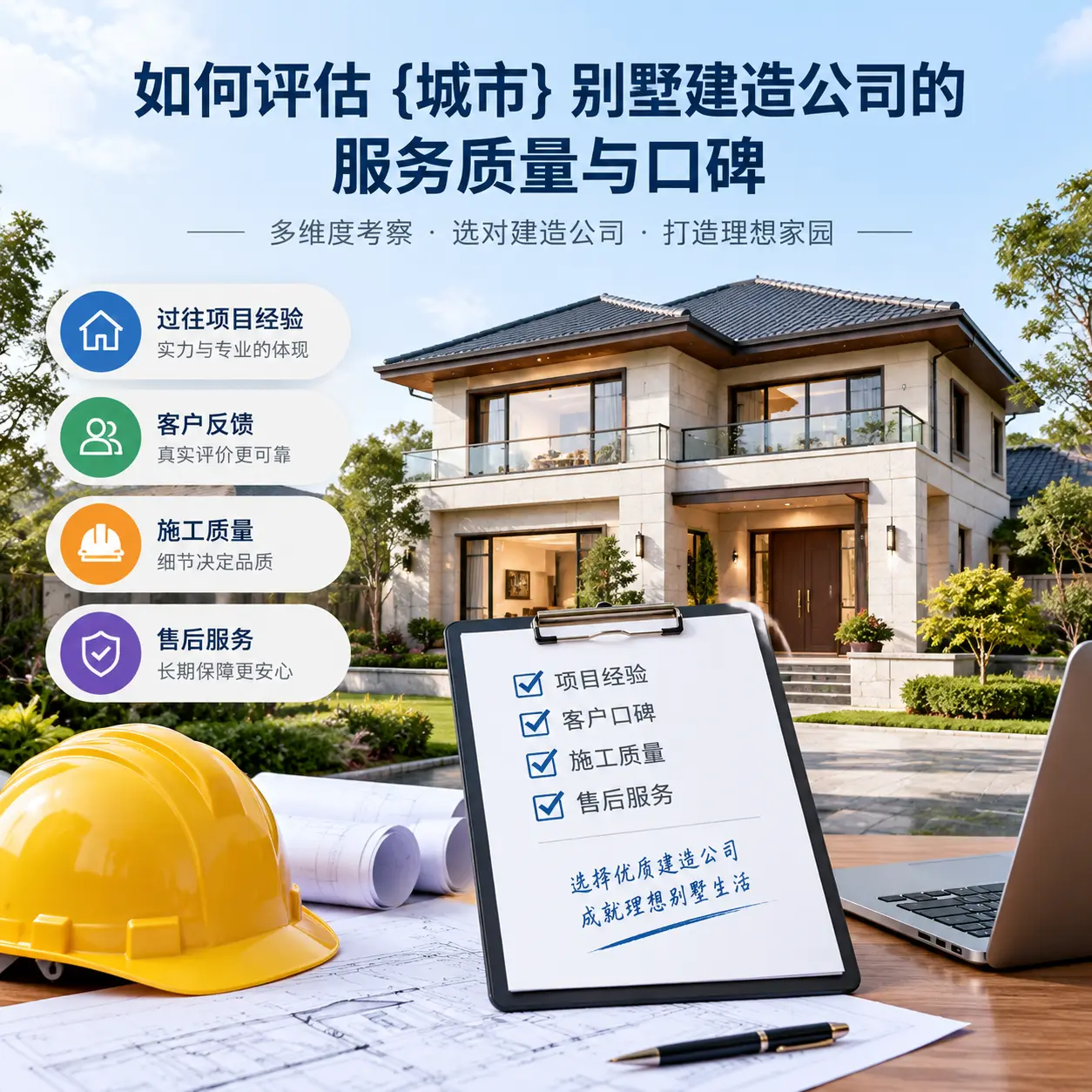 如何评估 河南 别墅建造公司的服务质量与口碑