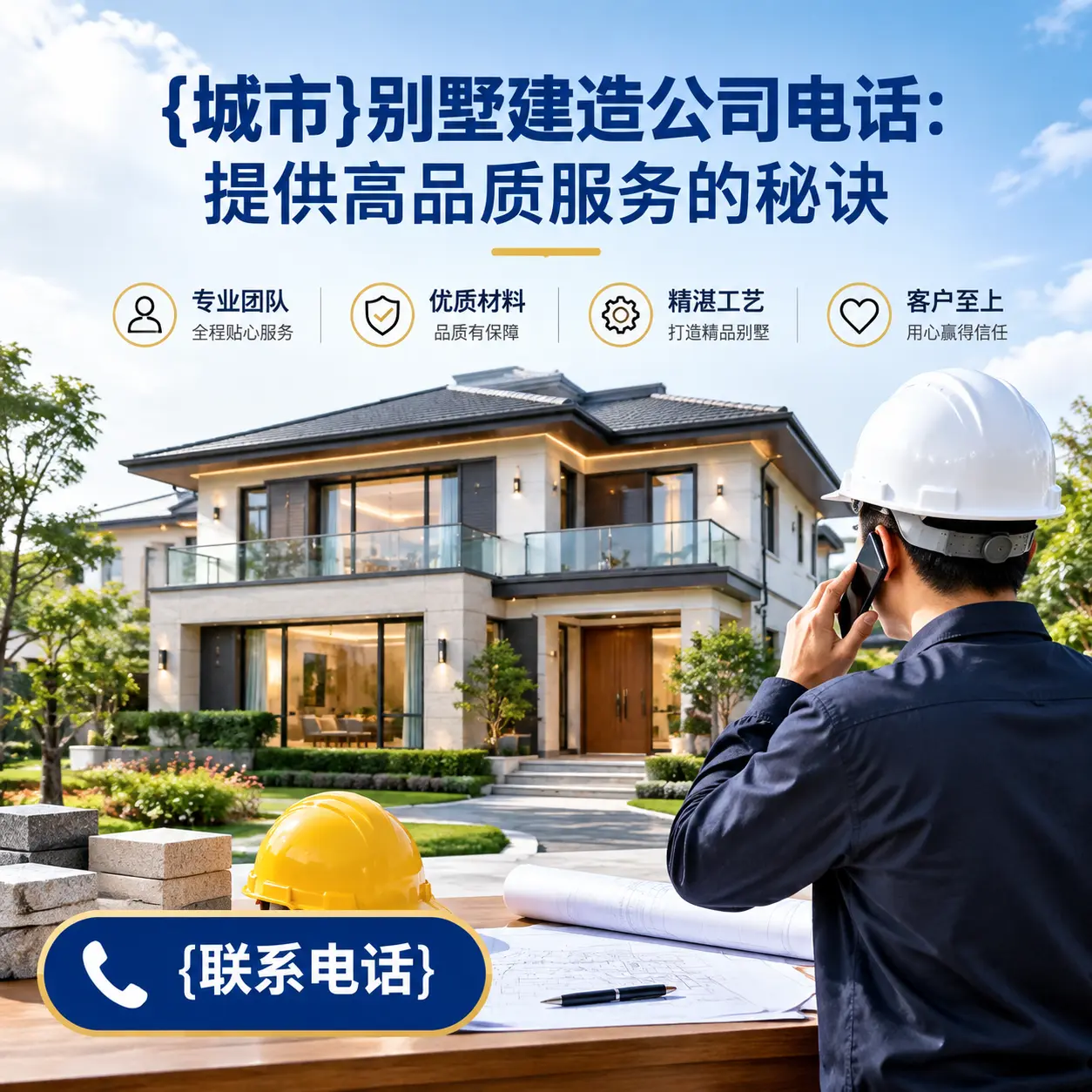 河南别墅建造公司电话：提供高品质服务的秘诀