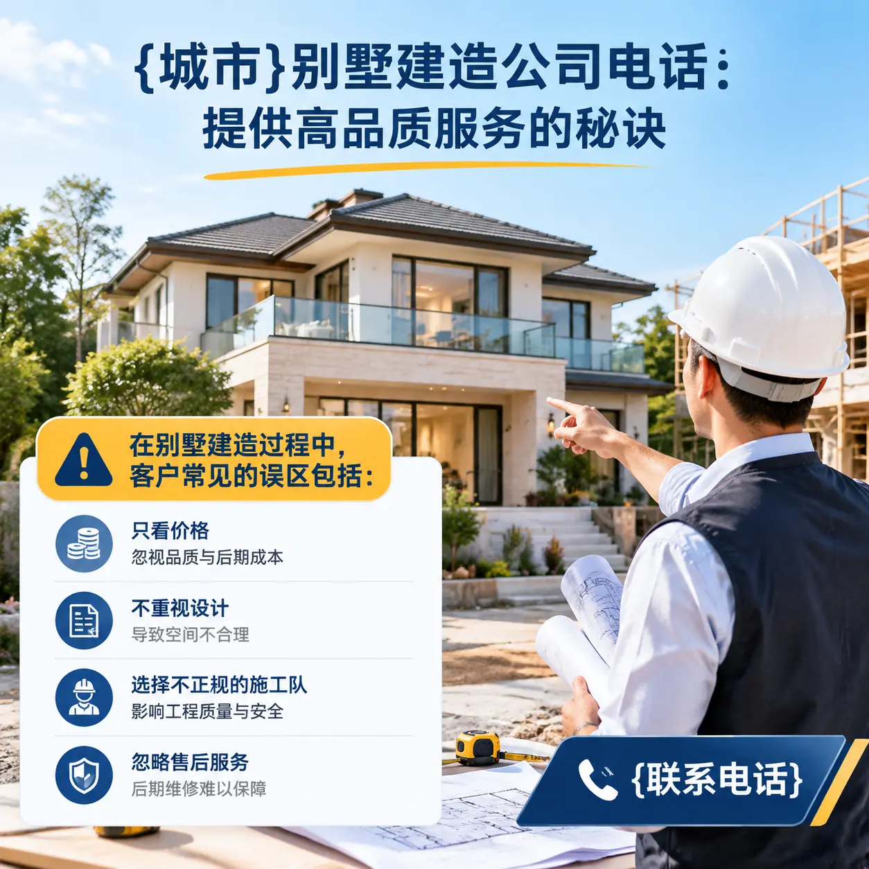 河南别墅建造公司电话:提供高品质服务的秘诀