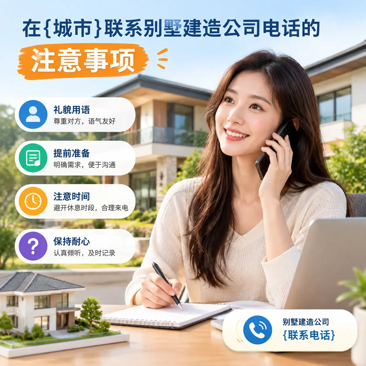 在河南联系别墅建造公司电话的注意事项