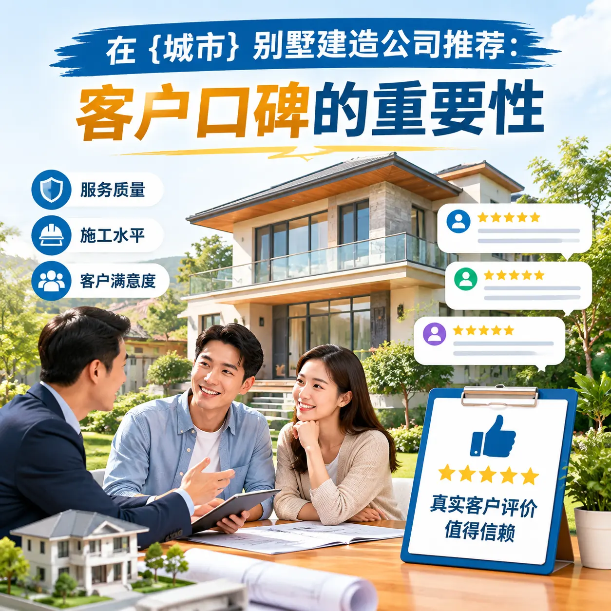 在 河南 别墅建造公司推荐：客户口碑的重要性