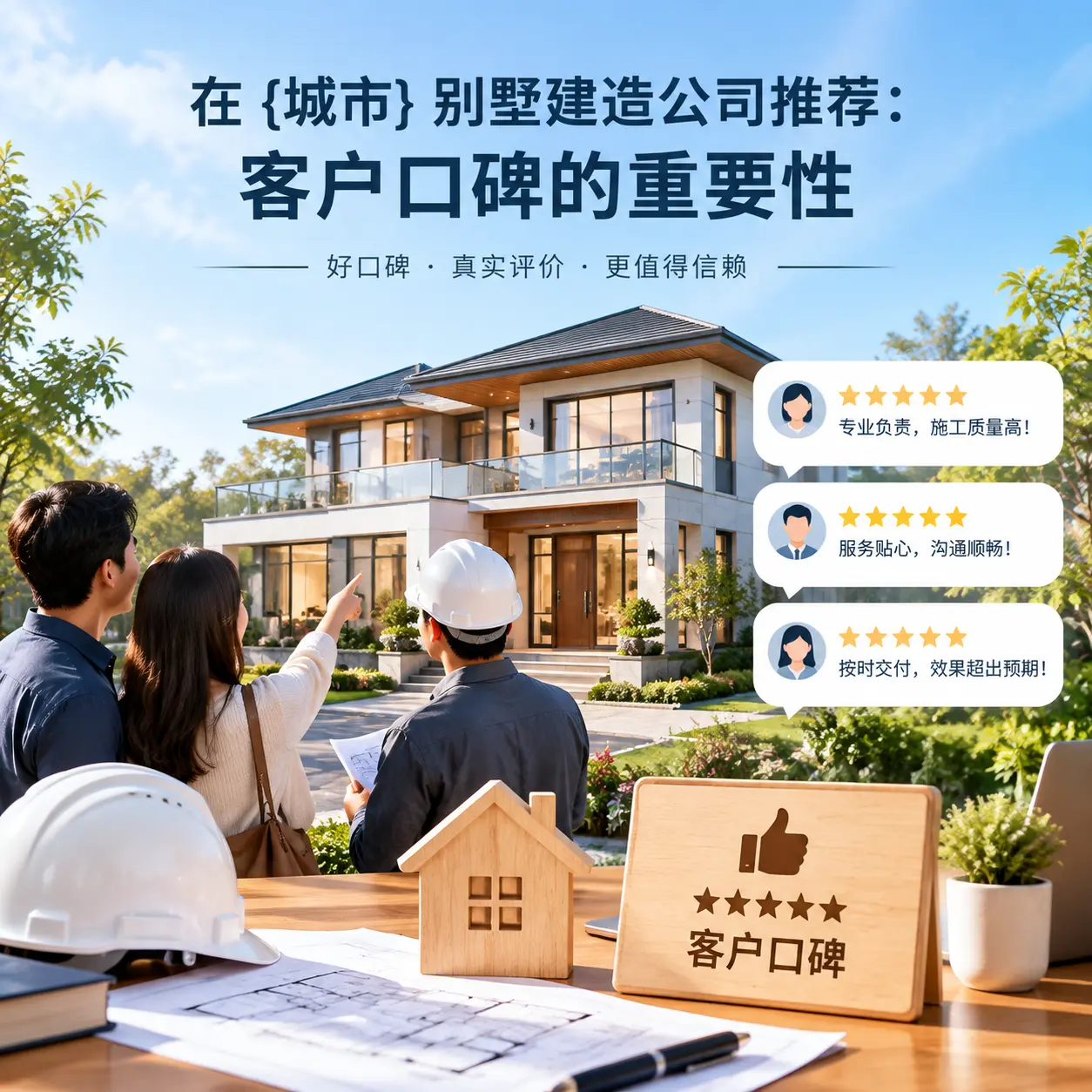 在 河南 别墅建造公司推荐:客户口碑的重要性