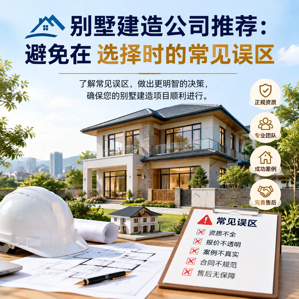 别墅建造公司推荐:避免在 河南 选择时的常见误区