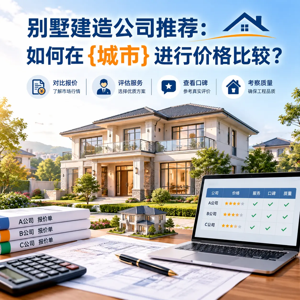 别墅建造公司推荐:如何在 河南 进行价格比较?