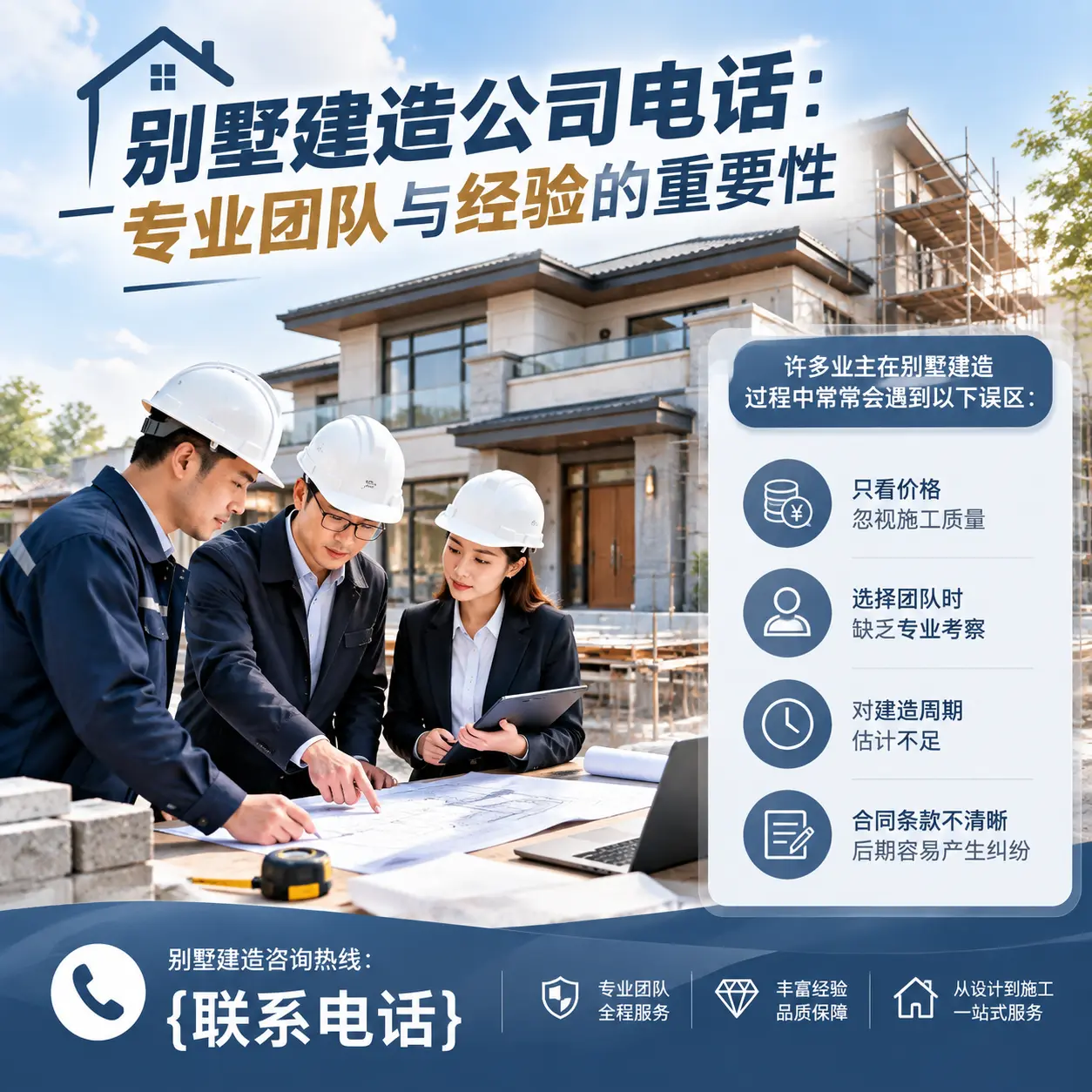 河南别墅建造公司电话：专业团队与经验的重要性