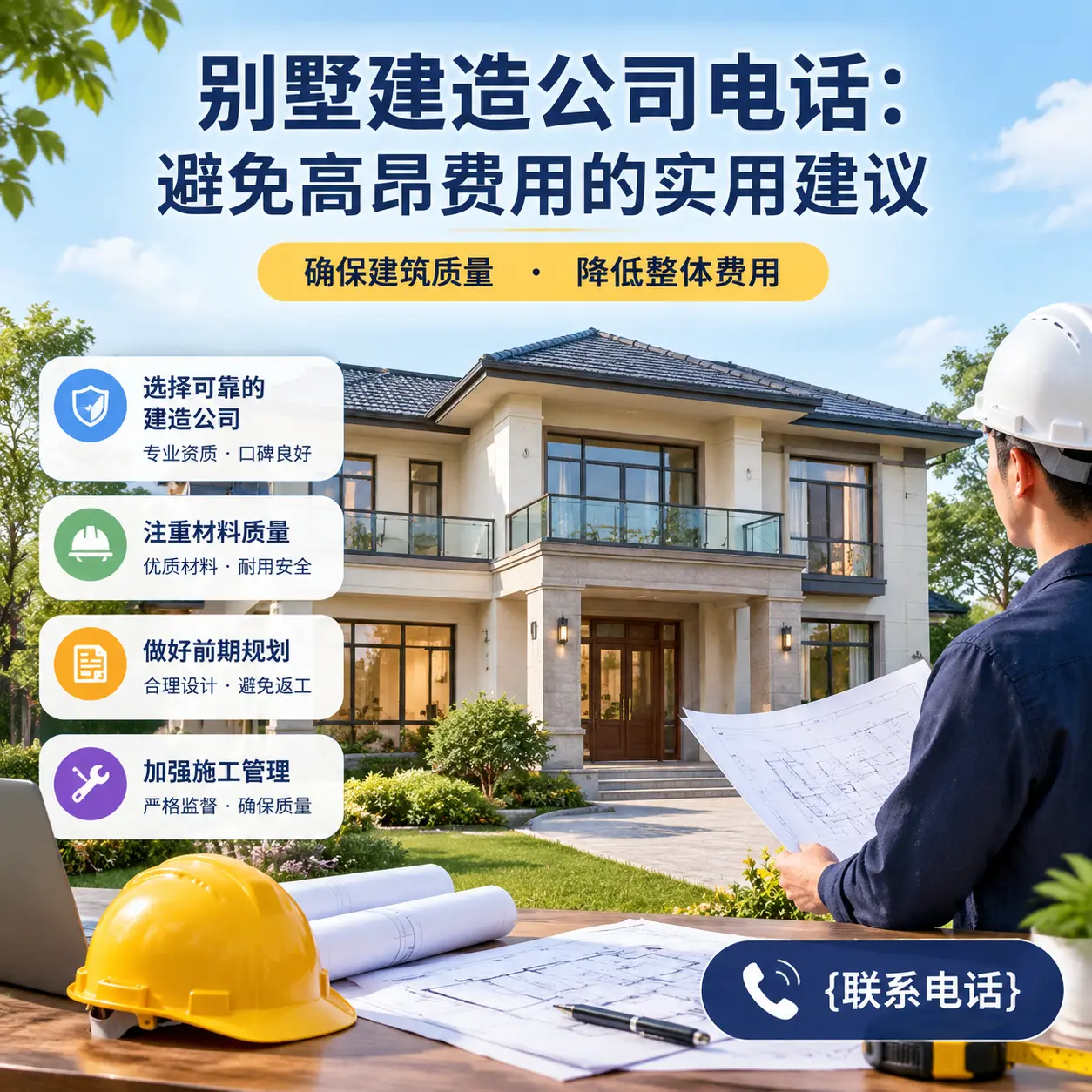 河南别墅建造公司电话：避免高昂费用的实用建议