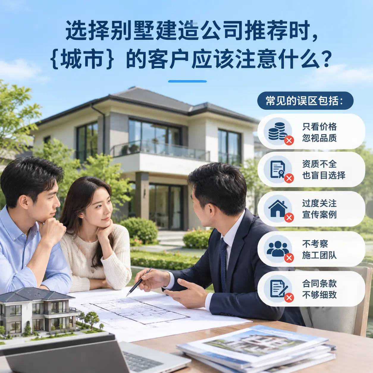 选择别墅建造公司推荐时，河南 的客户应该注意什么？