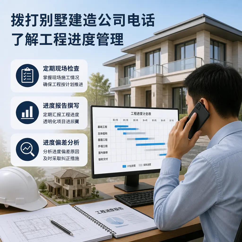 拨打河南别墅建造公司电话，了解工程进度管理