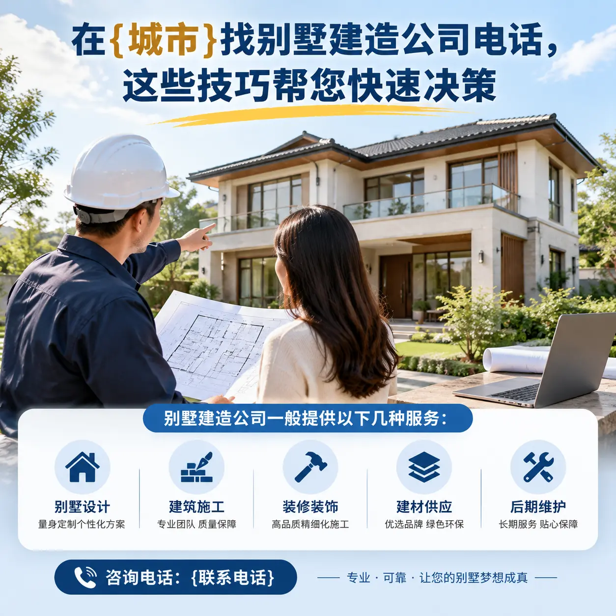 在河南找别墅建造公司电话，这些技巧帮您快速决策