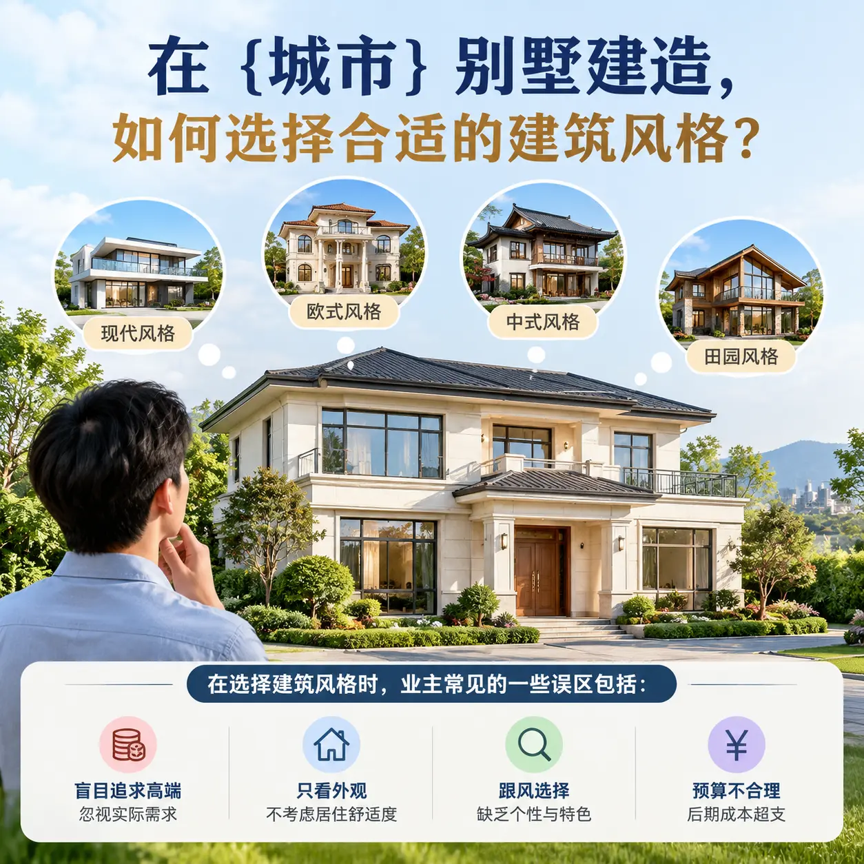 在 河南 别墅建造，如何选择合适的建筑风格？