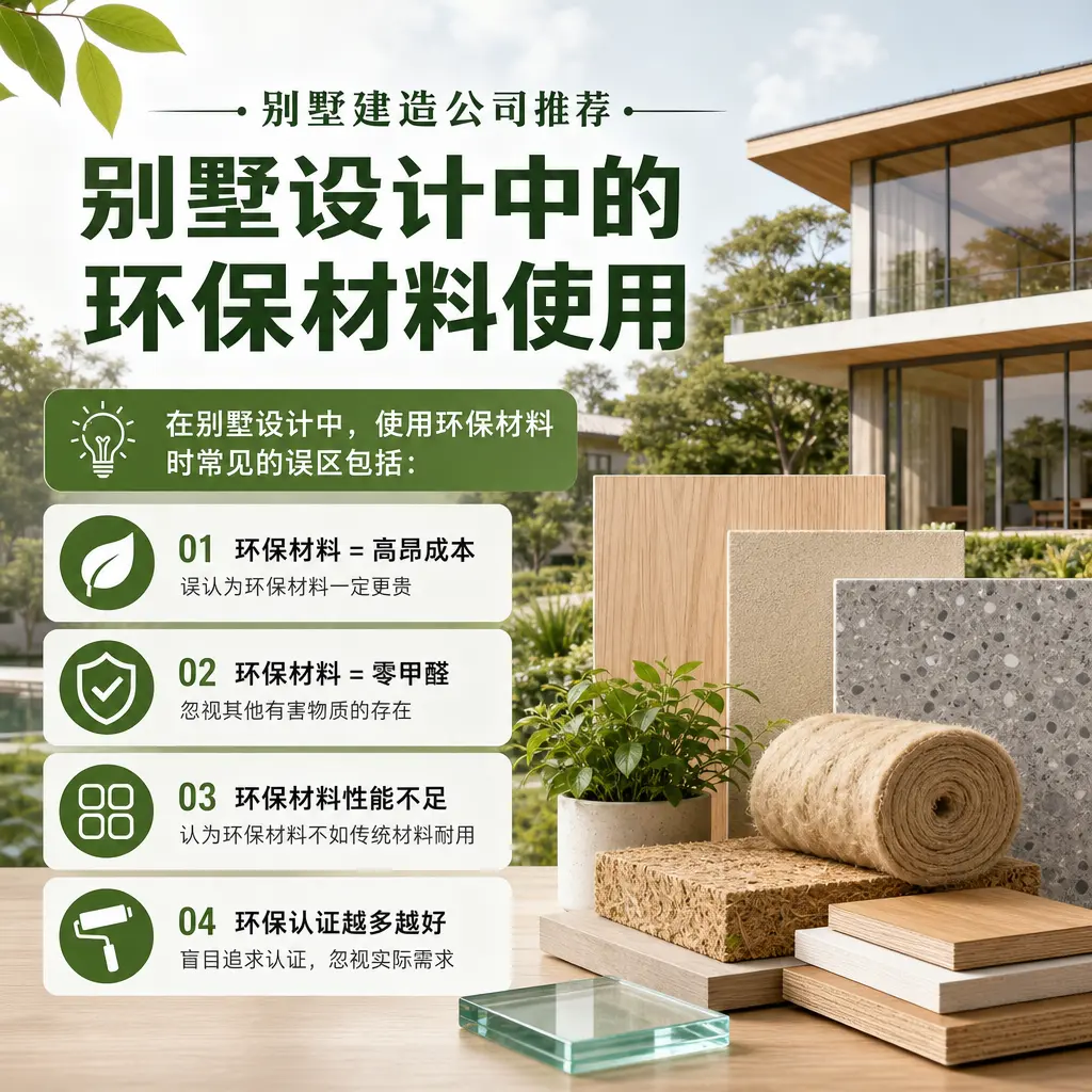 别墅建造公司推荐： 河南 别墅设计中的环保材料使用